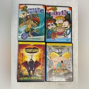 Nickelodeon DVD four pack hey Arnold wild Thornberrys